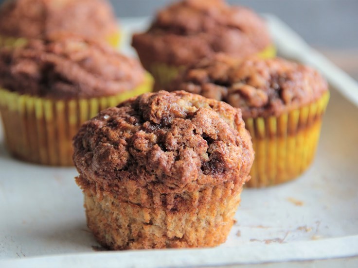 Sunnudagur - Bananamúffur með kanil