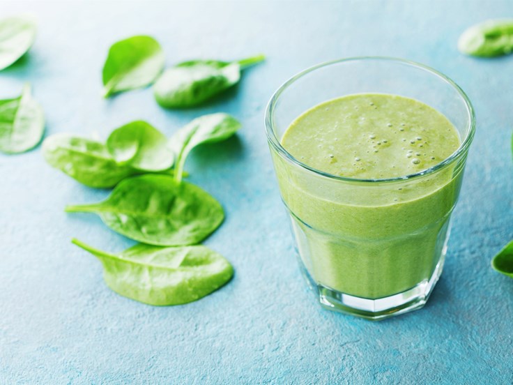 Miðvikudagur - Boozt með banana, spínati og chia