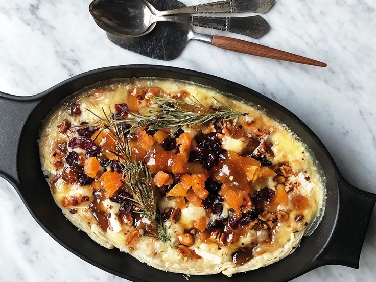 Fimmtudagur - Bakaðir ostar með góðgæti ofan á