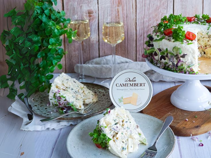 Fimmtudagur – Brauðterta með ostasalati