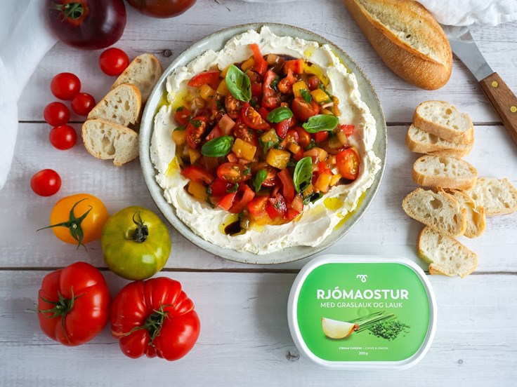 Fimmtudagur - Bruschetta dýfa með rjómaosti