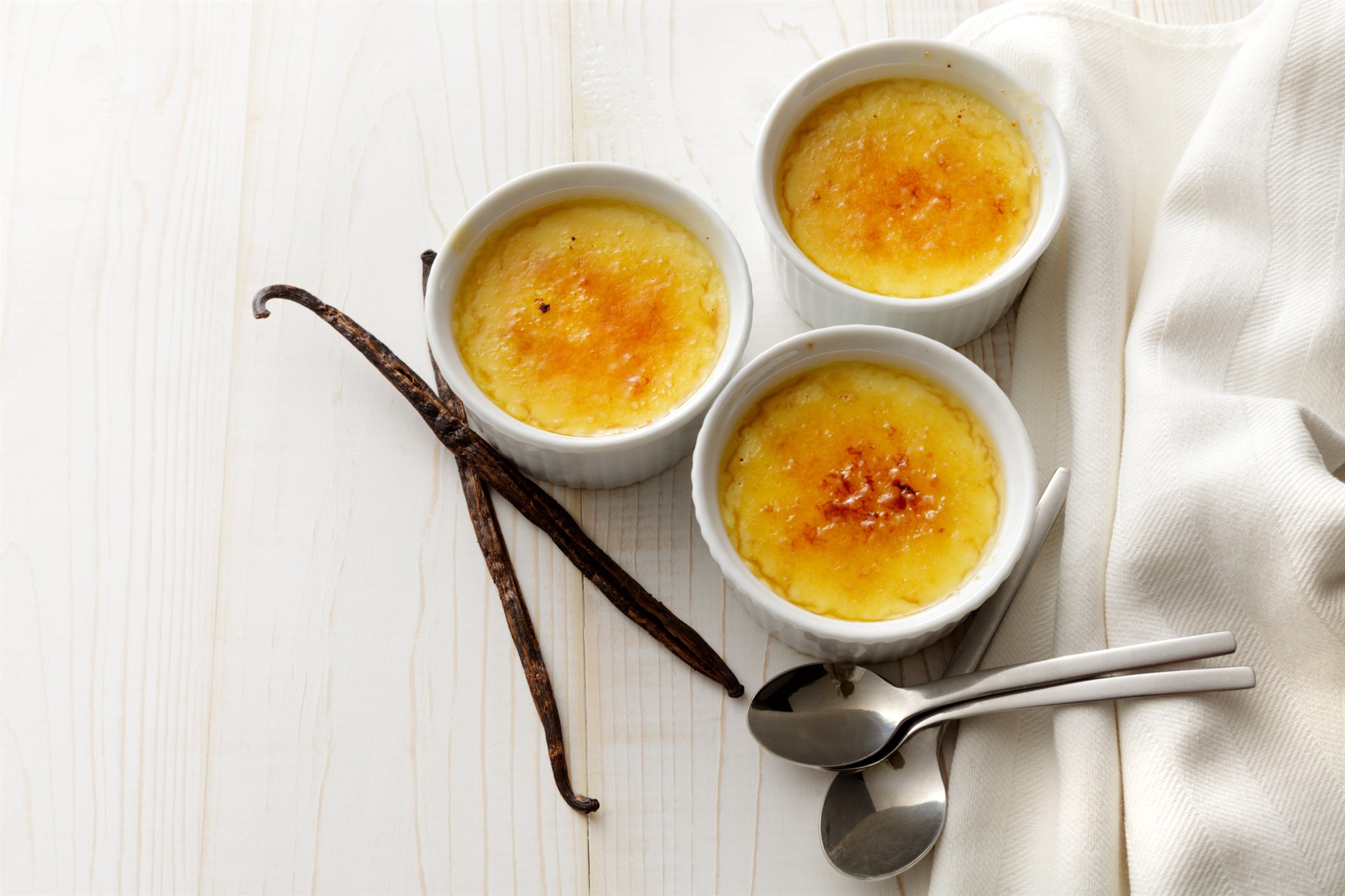 Crème brûlée í hátíðarbúningi 