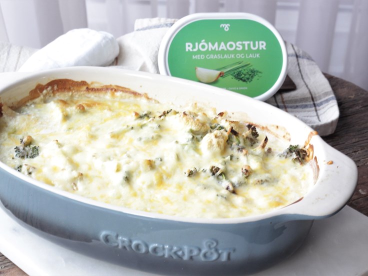 Mánudagur – Fiskur í rjómaostasósu