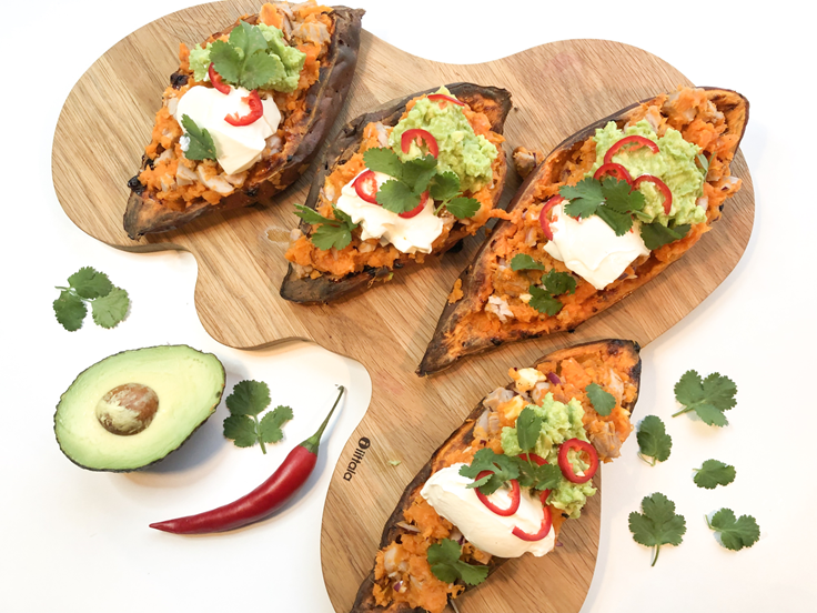 Þriðjudagur - Fylltar mexíkó kartöflur