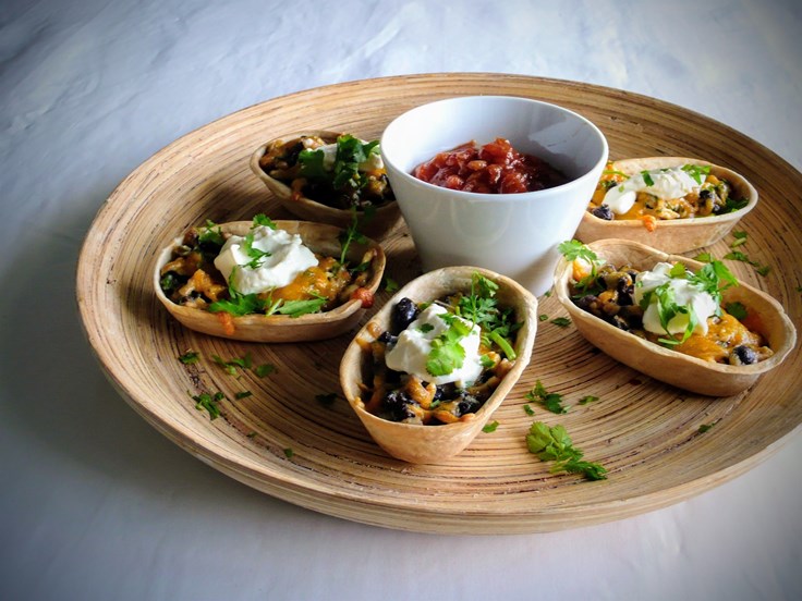 Miðvikudagur – Fylltir tortillabátar með Mexíkóosti