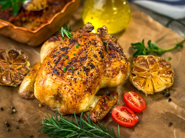 Föstudagur - Fylltur kjúklingur með villisveppaosti, sveppum og eplum