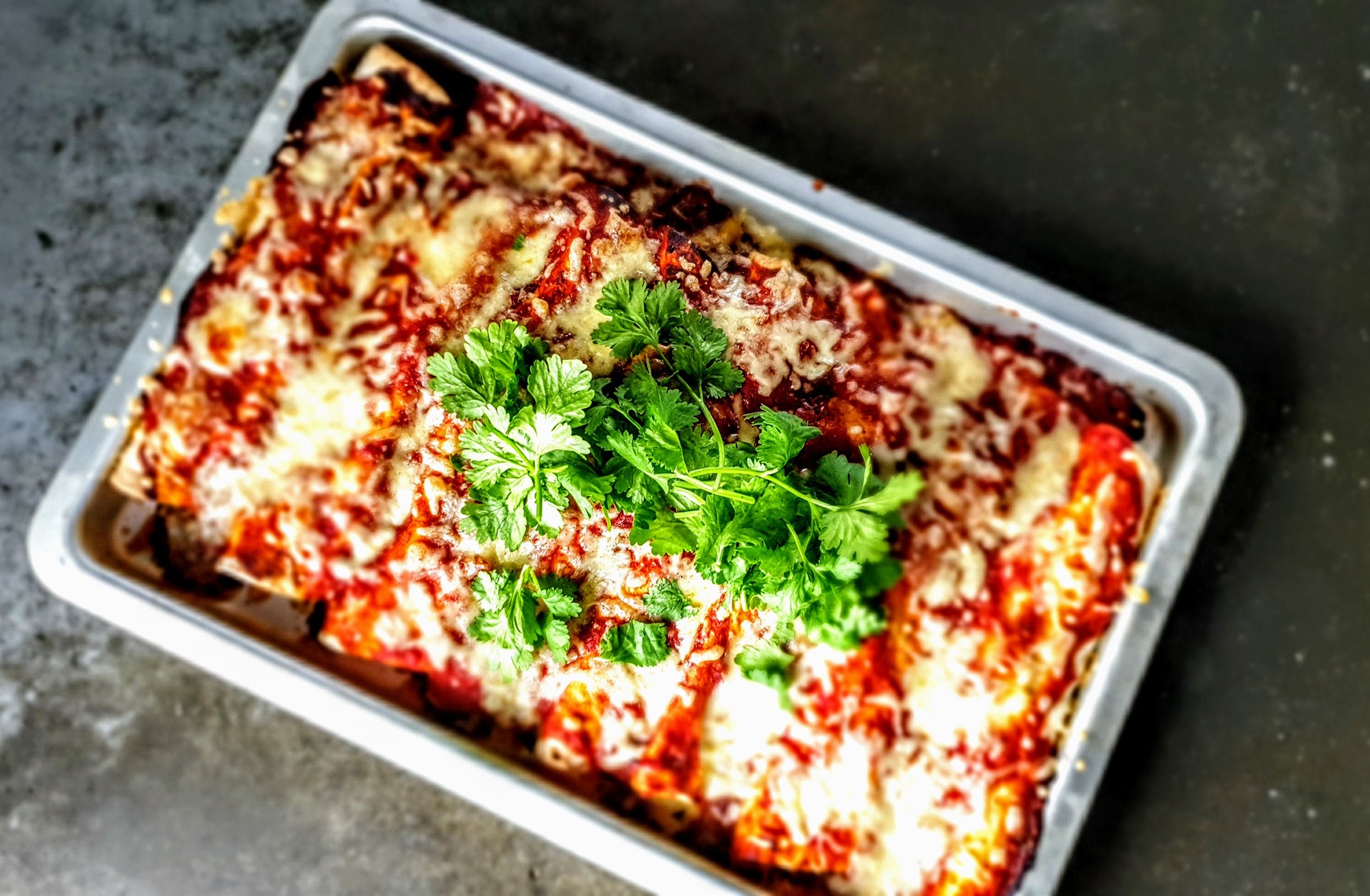 Grænmetis enchiladas