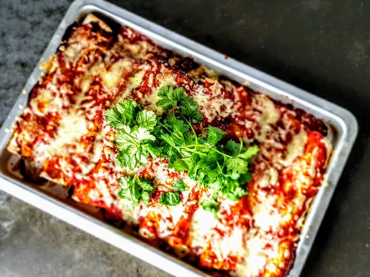 Þriðjudagur - Grænmetis enchiladas