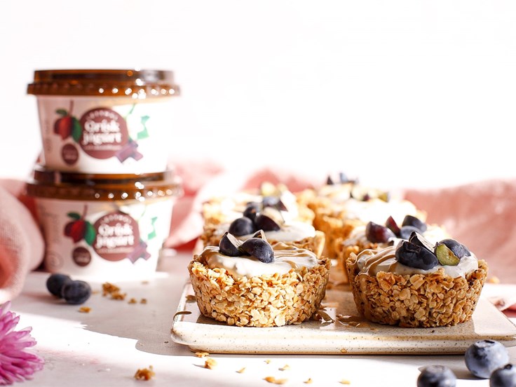 Laugardagur - Granólaskálar með grískri jógúrt