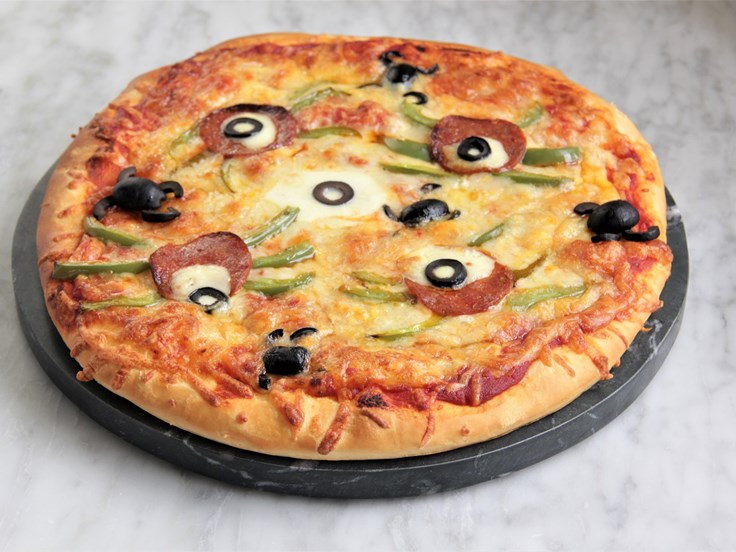 Föstudagur - Hrekkjavöku pizza