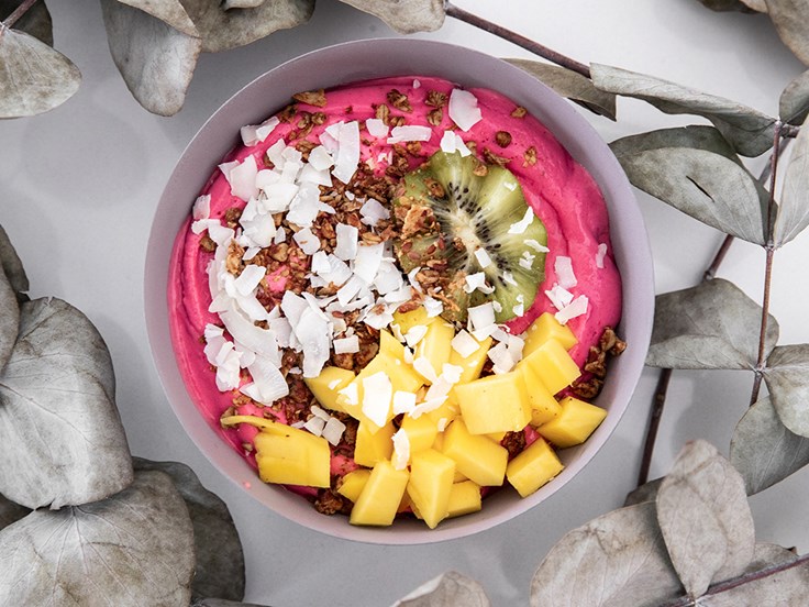 Þriðjudagur - Skyrskál með suðrænum ávöxtum