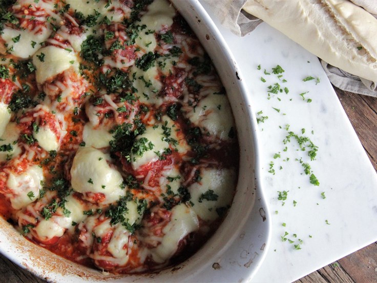 Mánudagur - Ítalskar kjötbollur með penne pasta