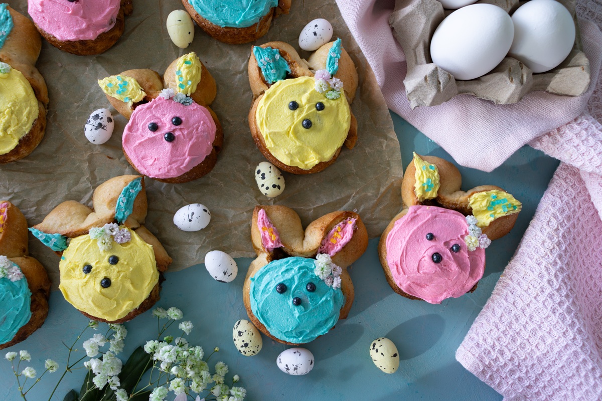 Kanilsnúða páskakanínur