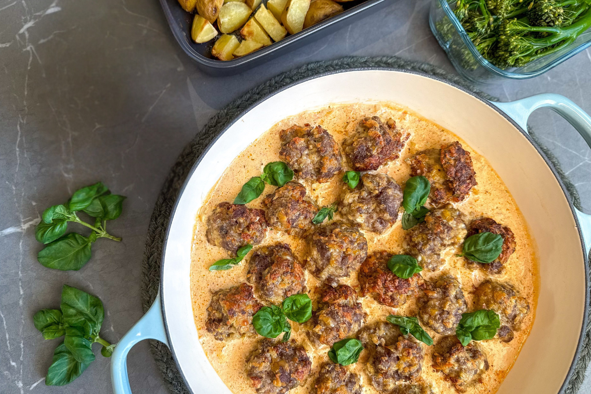 Klassískar kjötbollur í rjómasósu