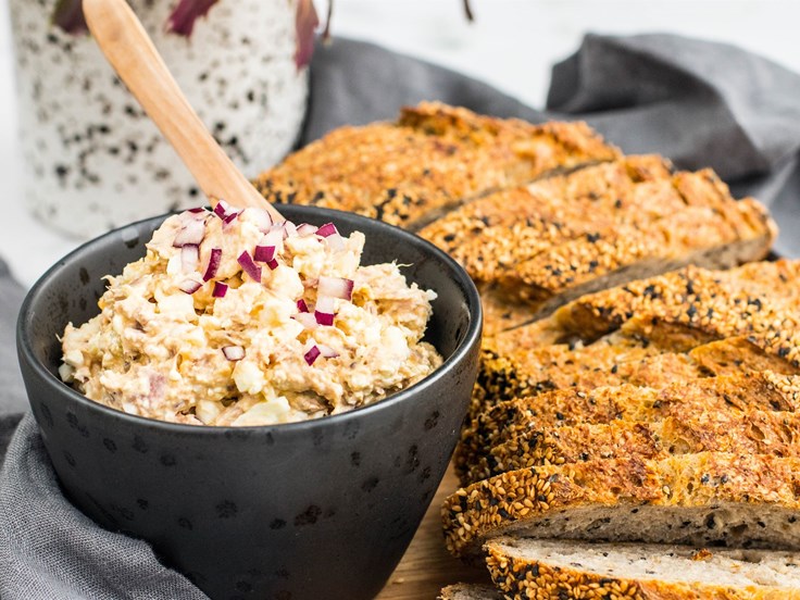 Miðvikudagur - Kotasælusalat með túnfisk og papriku