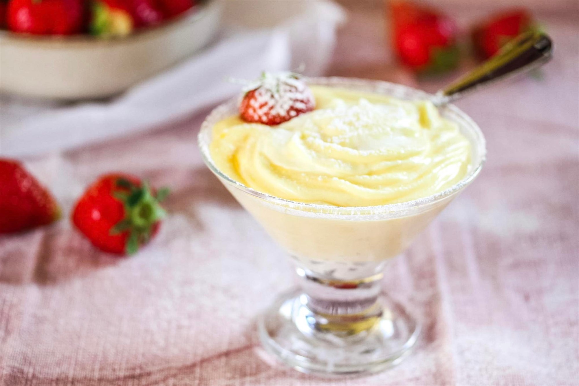 Ómótstæðilegur lemon curd búðingur