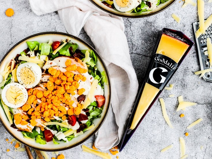 Fimmtudagur - Kjúklingasalat með Kríu ostakurli