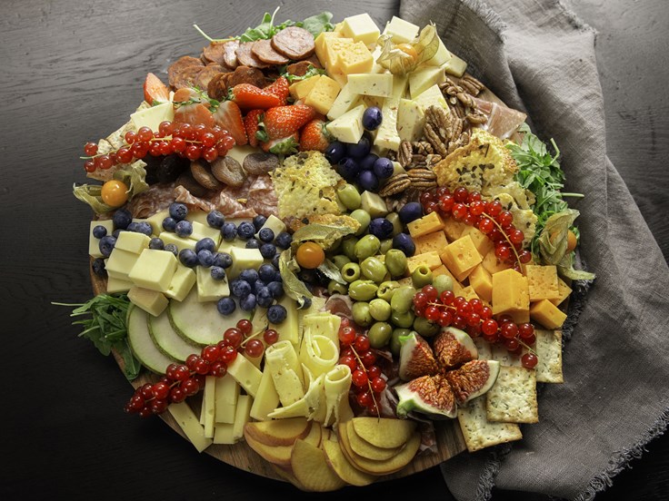 Ostabakki með Óðalsostum og ostasnakki