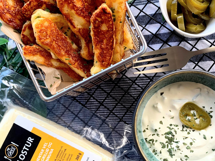 Laugardagur - Ostafranskar með ljúffengri sósu