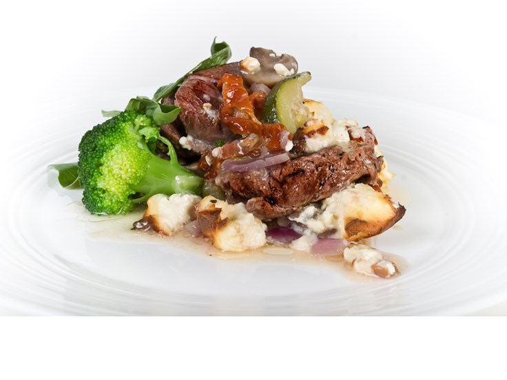 Sunnudagur - Lambakjöt í rjómaosti og kotasælu