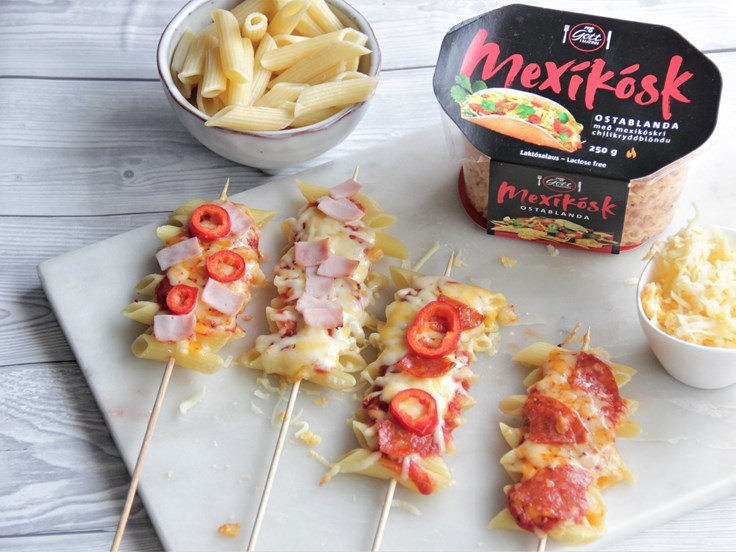 Þriðjudagur – Pasta pizza sem krakkarnir elska