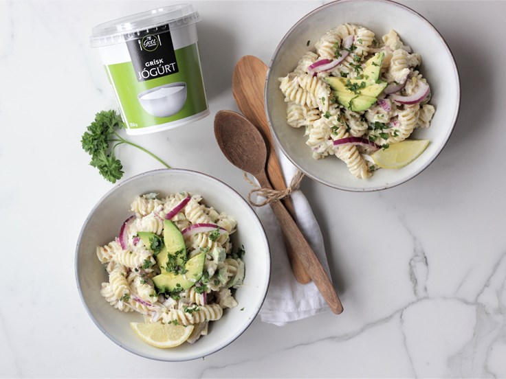 Þriðjudagur – Pastasalat með túnfiski og avocado