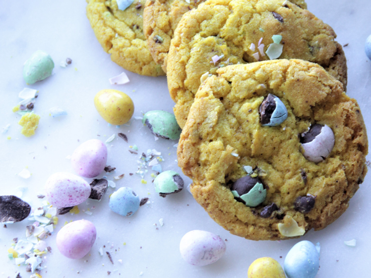 Sítrónusmákökur með súkkulaðieggjum