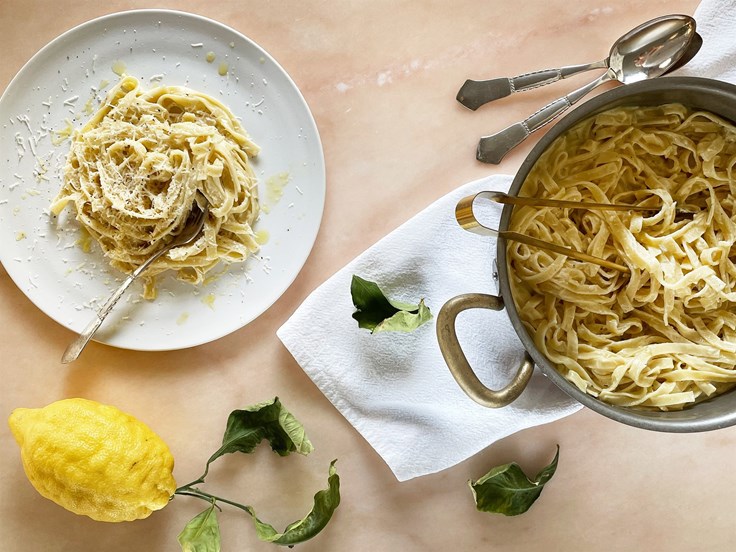 Miðvikudagur - Sítrónupasta með rjómaosti