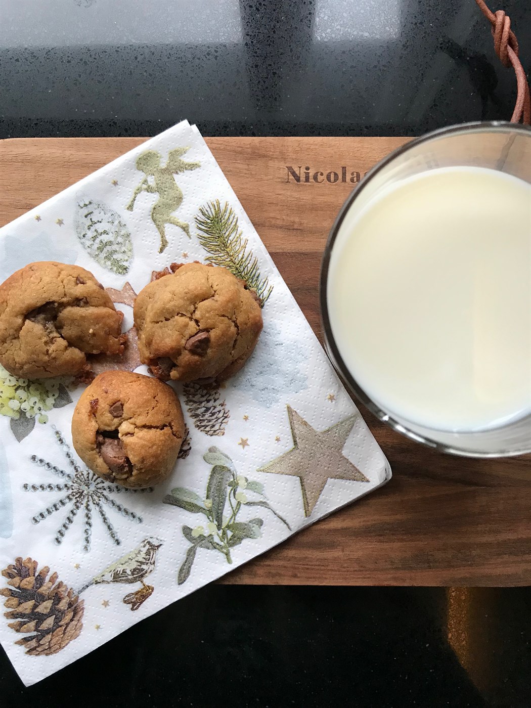 Smákökur með hnetusmjöri og Rolo súkkulaði