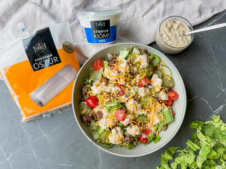 Þriðjudagur – Smashburger salat