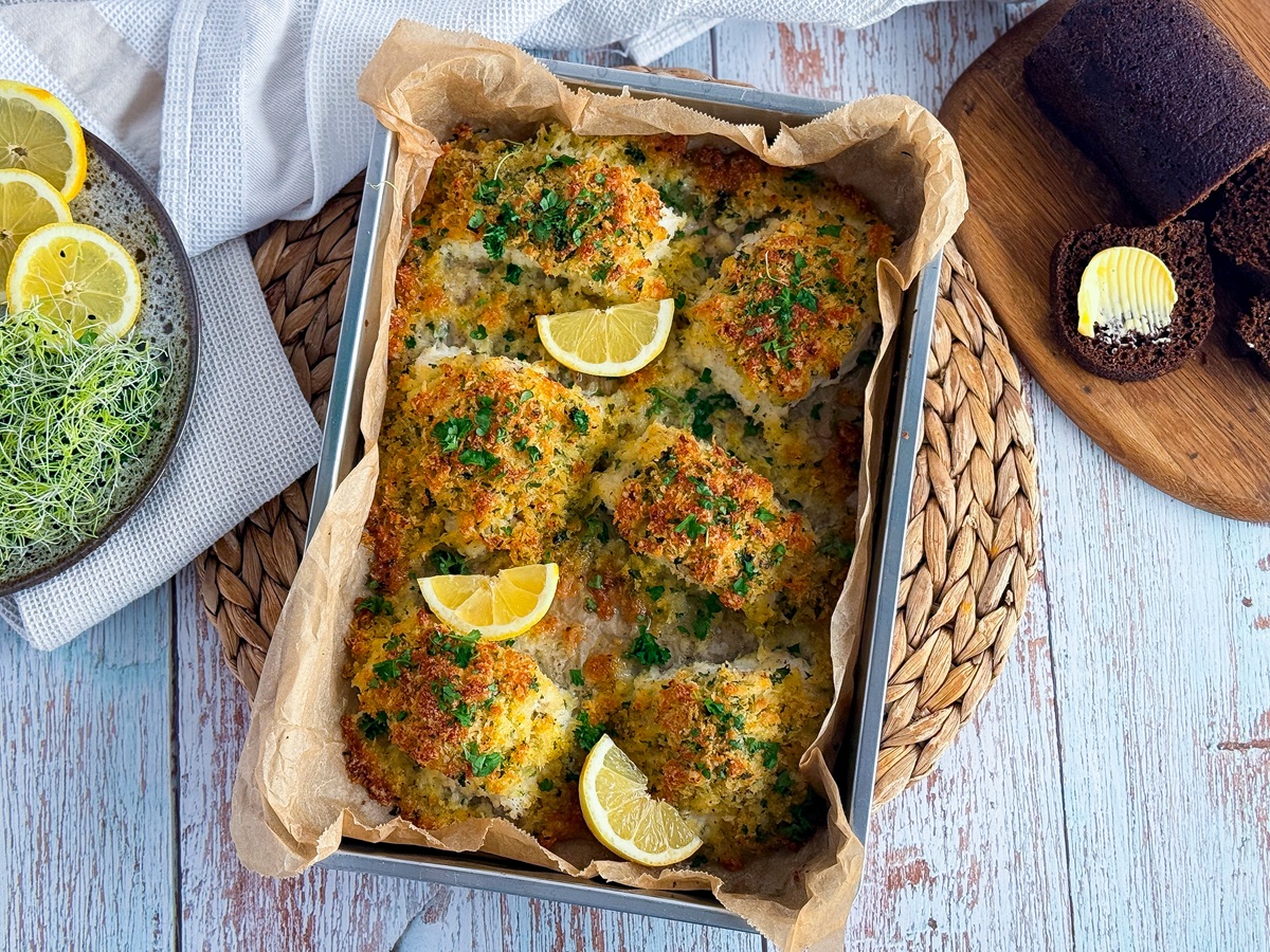 Þorskhnakkar með stökkum ostahjúp