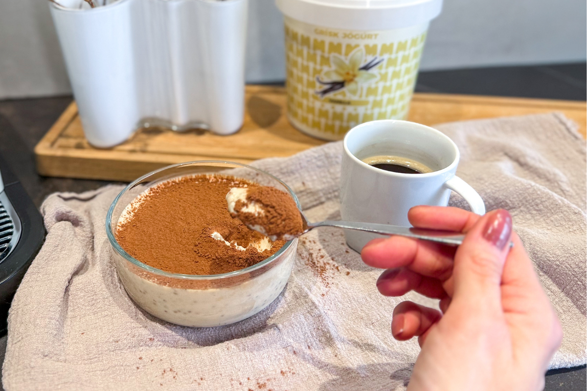 Tiramisú skál með grískri jógúrt