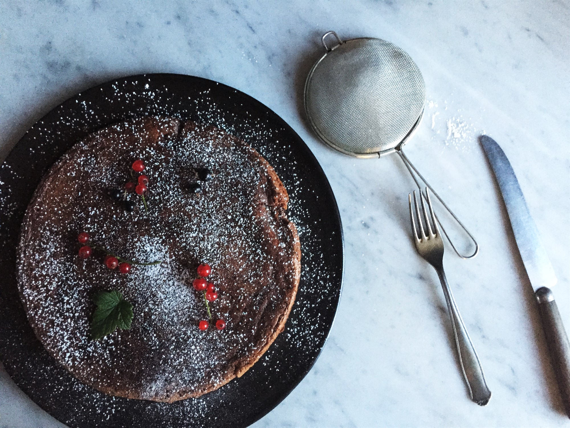 Torta Caprese: Súkkulaði- og möndlukaka